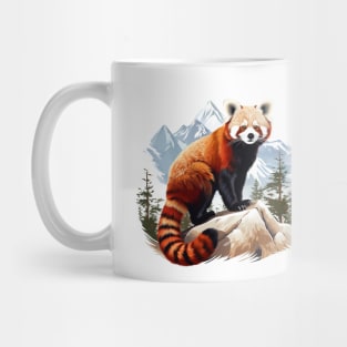 Red Panda In Nature Mug